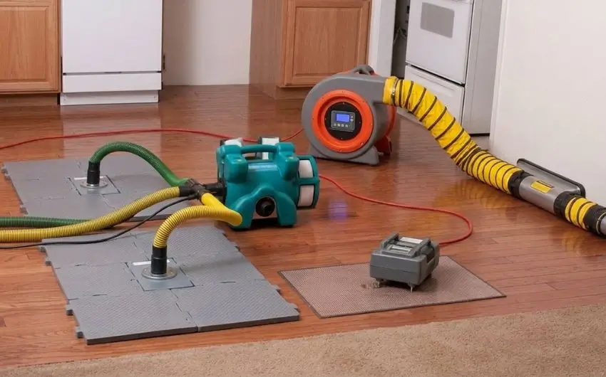 Hardwood Floor Drying Support image